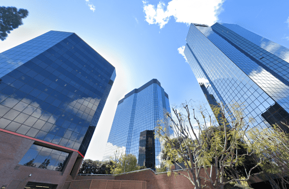 Three buildings